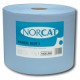 PAPEL BOBINA CELULOSA INDUSTRIAL 2CP 400m AZUL PRECORTADO (F/2 ROLLOS)
