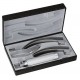 LARINGOSCOPIO RIESTER REF.7040 con 3 Palas Curvadas  nº 2-3-4 CON ESTUCHE
