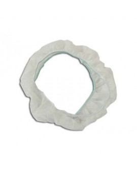 GORRO ENFERMERA CON GOMA ESTANDAR BLANCO (B/100 UNID)