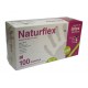 GUANTES LATEX S/ POLVO NATURFLEX (C/100 UNID)