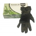 GUANTES NITRILO NEGROS SIN POLVO (C/100 UNID)