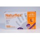 GUANTES VINILO S/POLVO NATURFLEX (C/ 100 UNID)