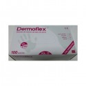 GUANTES LATEX SIN POLVO DERMOFLEX (C/100 UNID)