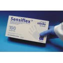 GUANTES NITRILO S/POLVO SENSIFLEX (C/100 UNID)