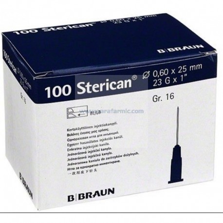 AGUJA 0,30x13mm (30G' x 1/2") (C/100 UNID) BD