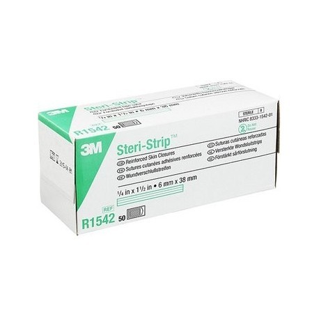 SUTURA CUTÁNEA ADHESIVA ""STERI-STRIP"" 6 x 38mm