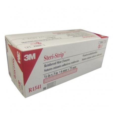 SUTURA CUTÁNEA ADHESIVA ""STERI-STRIP"" 6 x 75mm